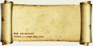 Tajana Trnjaković vizit kartica